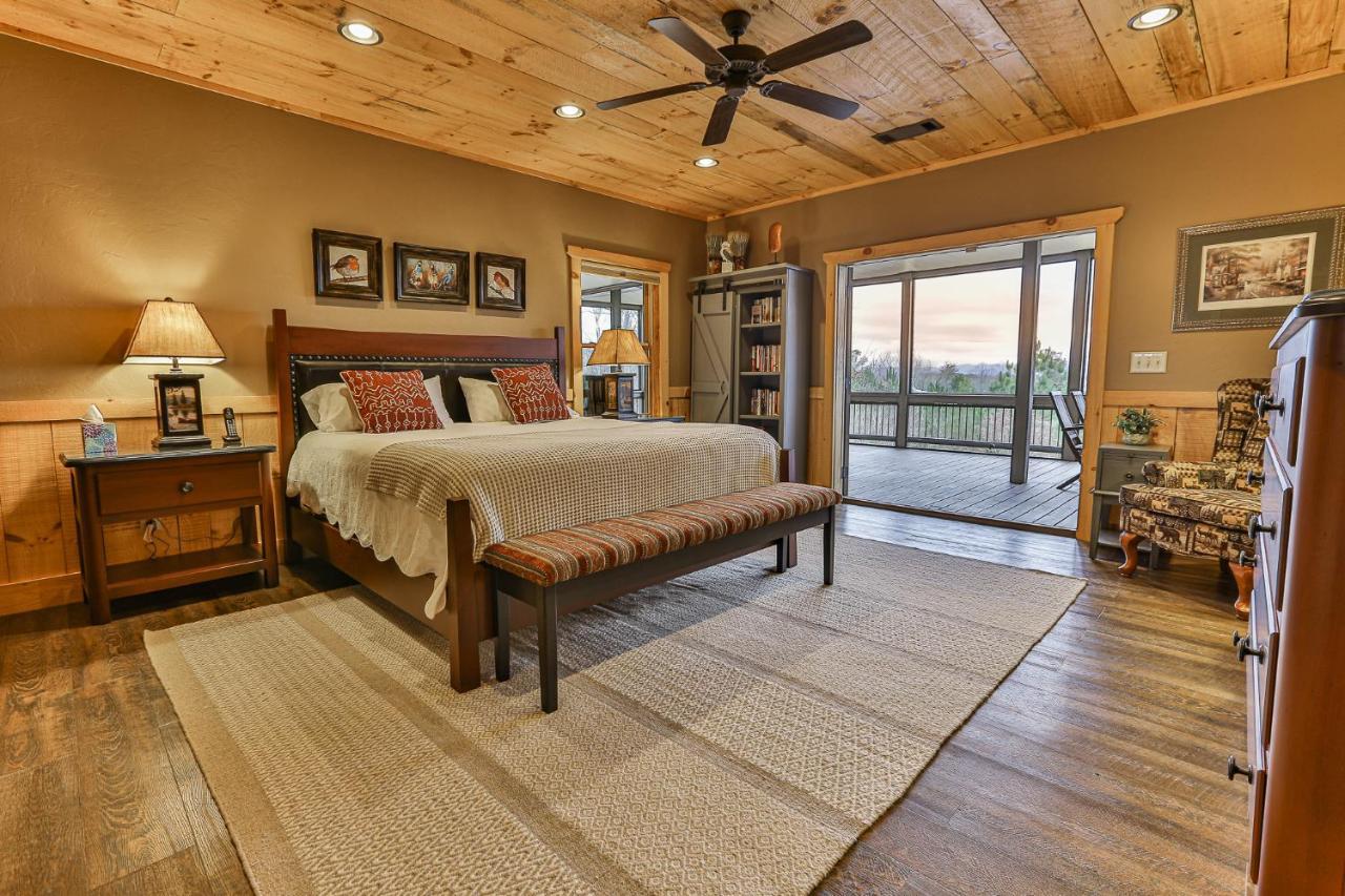 Eagles Crest - Long Range Layered Mountain Views In Peaceful Neighborhood! Villa Mineral Bluff Eksteriør billede