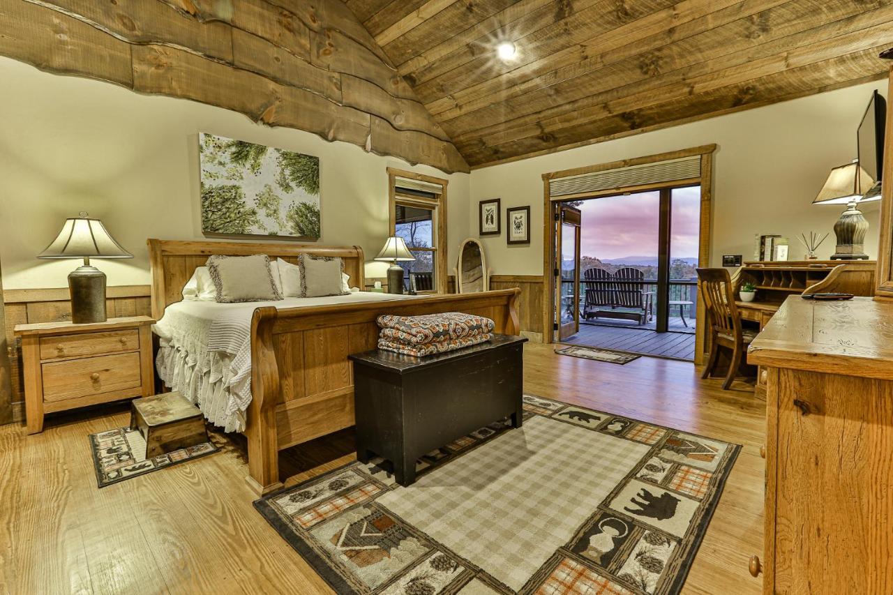 Eagles Crest - Long Range Layered Mountain Views In Peaceful Neighborhood! Villa Mineral Bluff Eksteriør billede