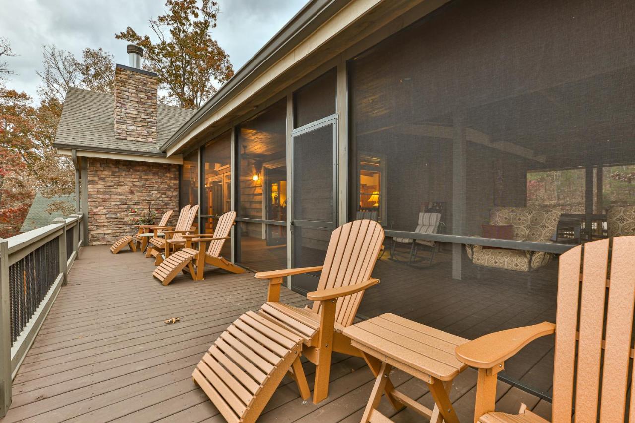Eagles Crest - Long Range Layered Mountain Views In Peaceful Neighborhood! Villa Mineral Bluff Eksteriør billede