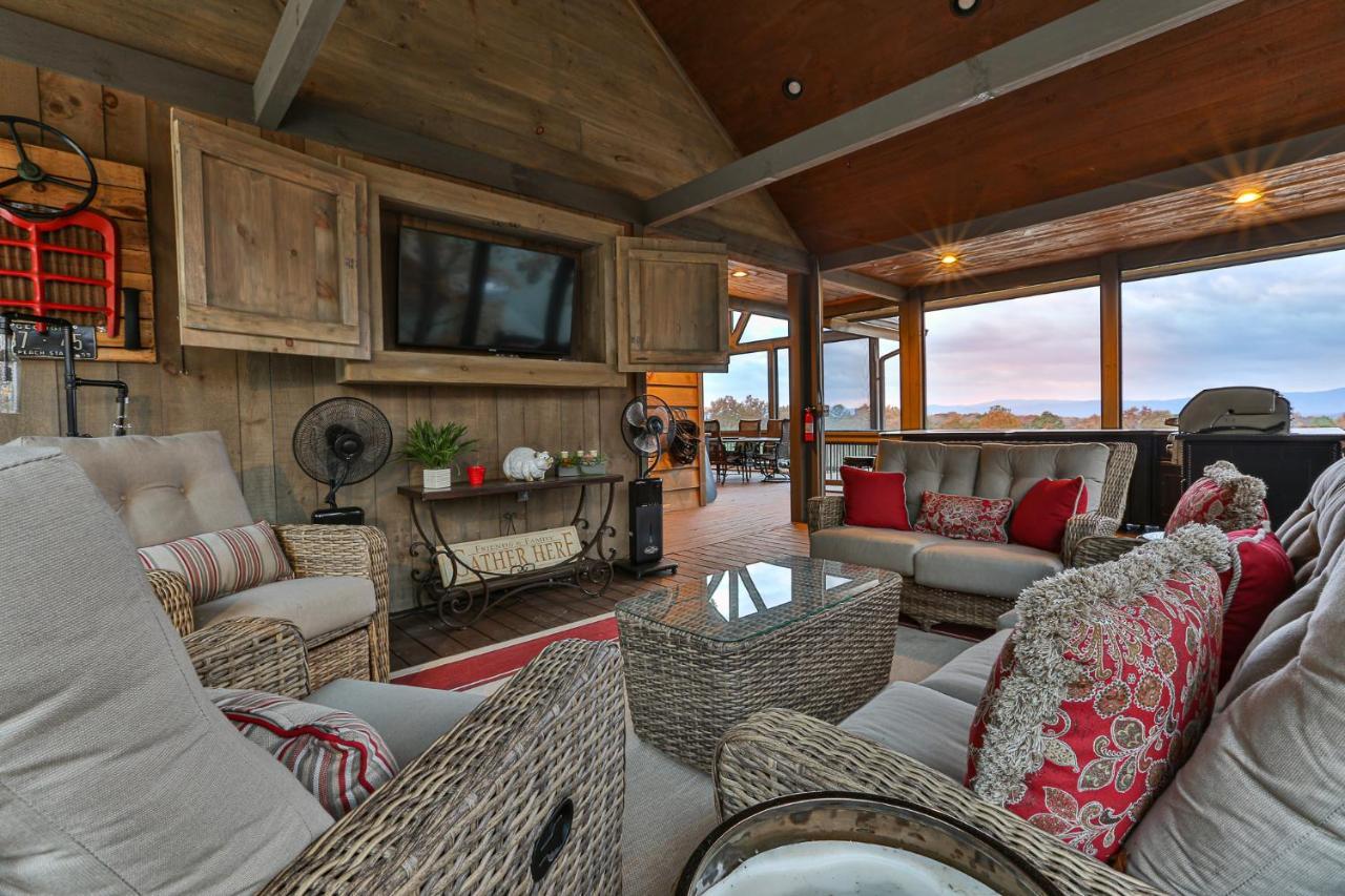 Eagles Crest - Long Range Layered Mountain Views In Peaceful Neighborhood! Villa Mineral Bluff Eksteriør billede