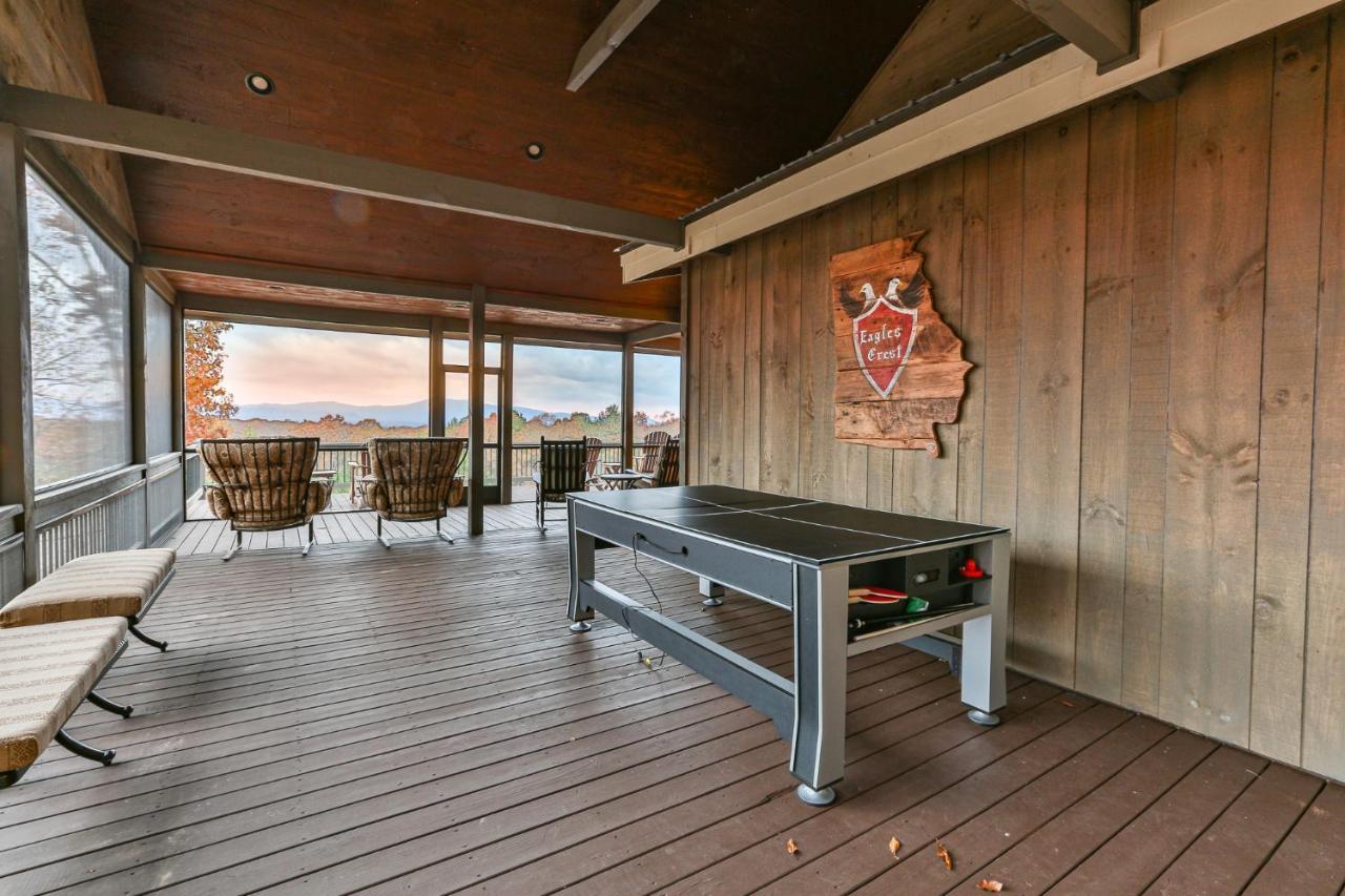 Eagles Crest - Long Range Layered Mountain Views In Peaceful Neighborhood! Villa Mineral Bluff Eksteriør billede